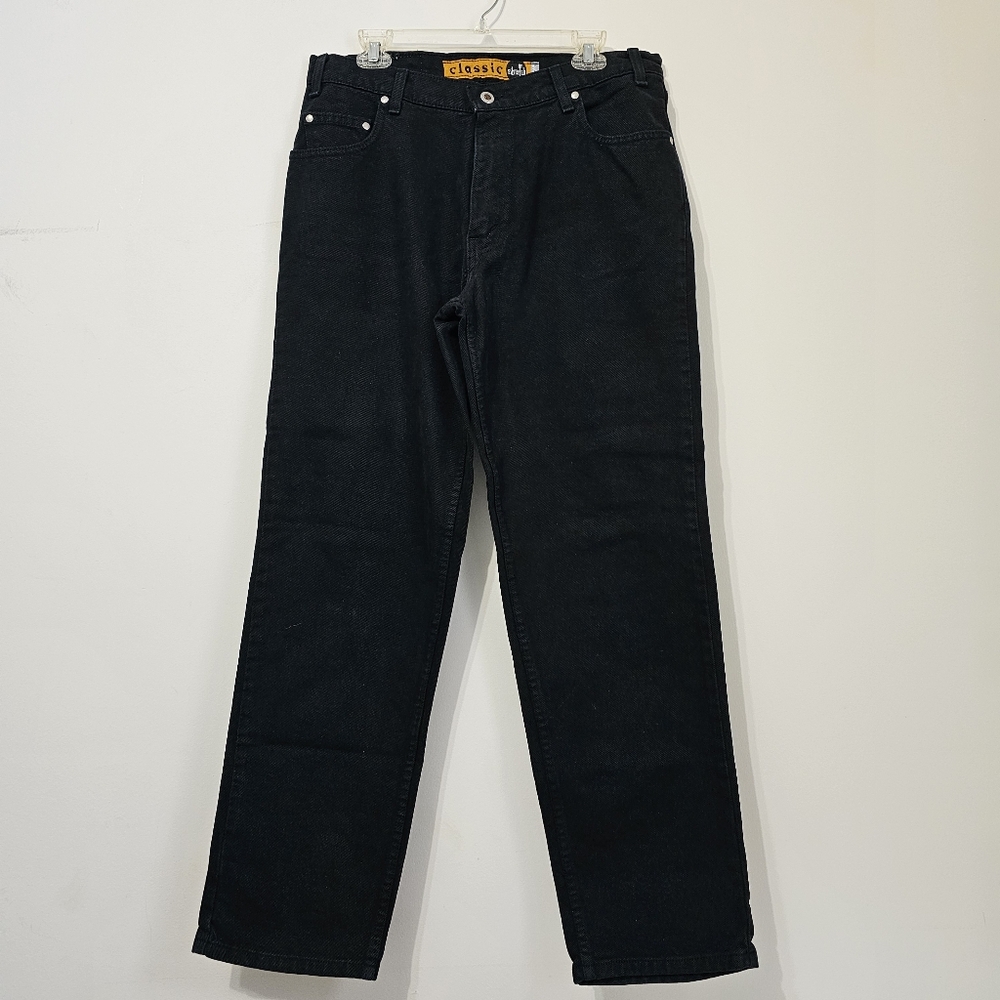 Levi's Classic Silver Tab Black Cotton Jeans